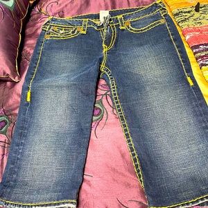 True Religion Jeans Professionally Altered to a Capri Length
